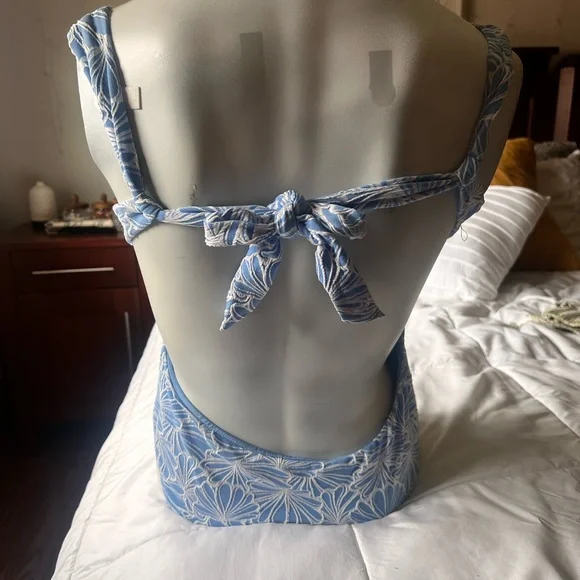 Baltic Born Blue and White Stylish One Piece Swimsuit - Picture 2 of 3